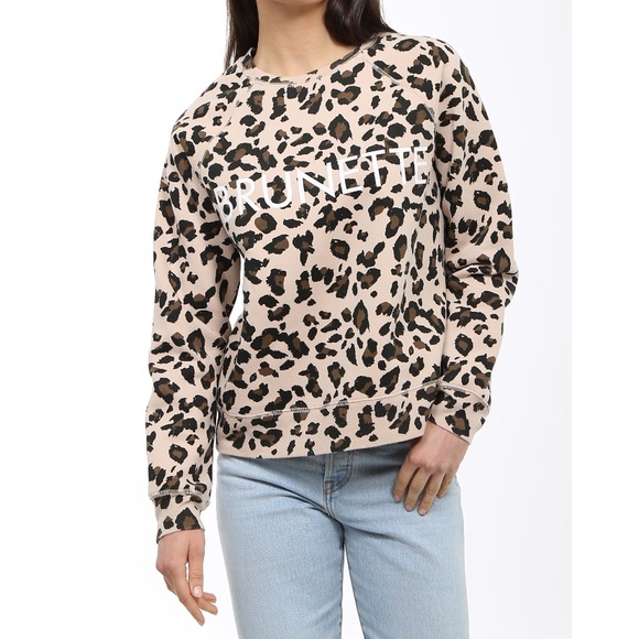 BRUNETTE THE LABEL / BRUNETTE CREW LEOPARD - Picture 1 of 7